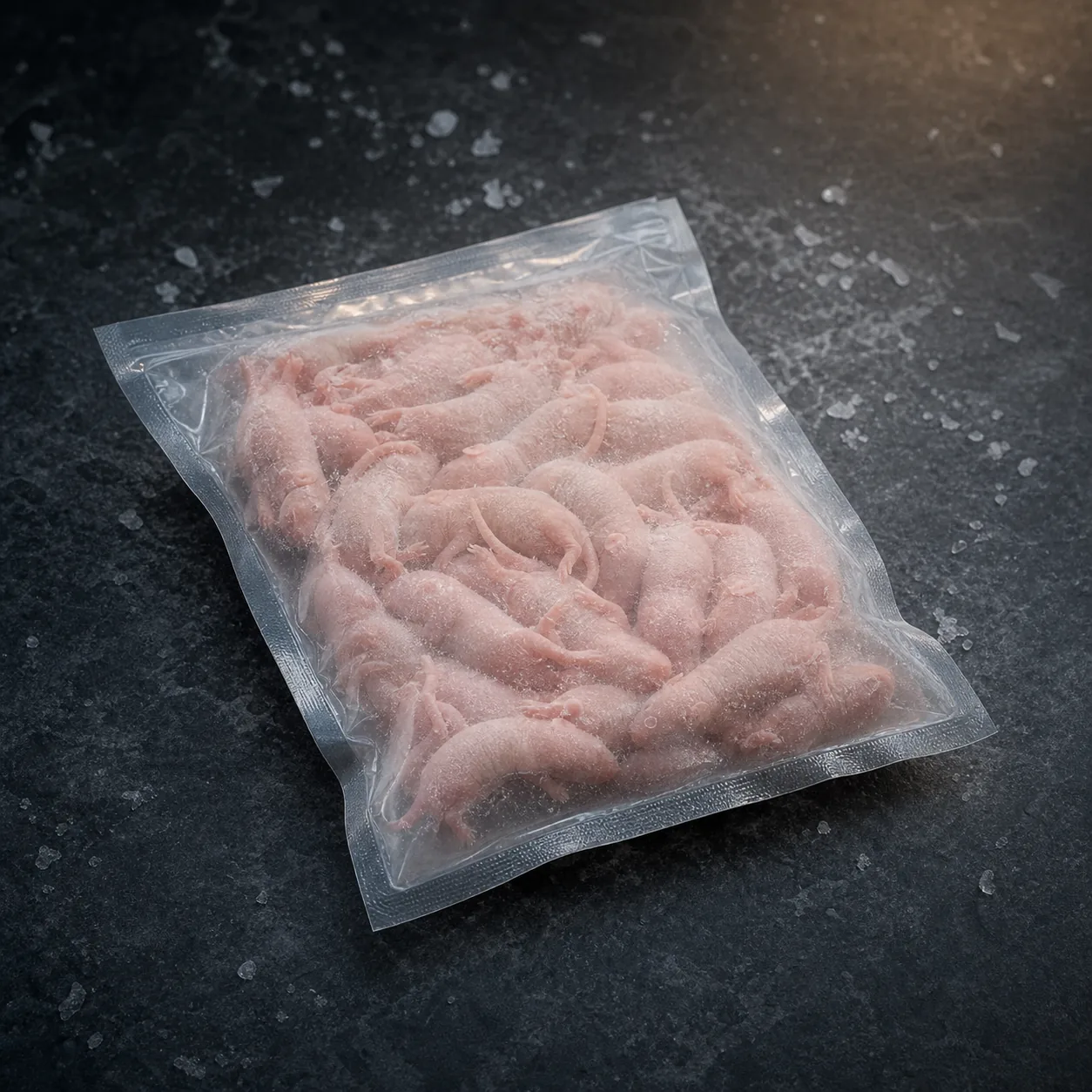 Souris congelées